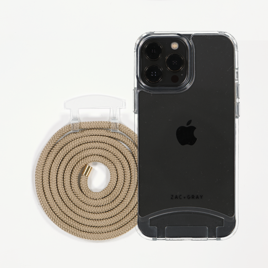iPhone 16 Pro TRANSPARENT CASE + CORD