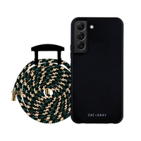 Samsung S21 MIDNIGHT BLACK CASE + FOREST CORD