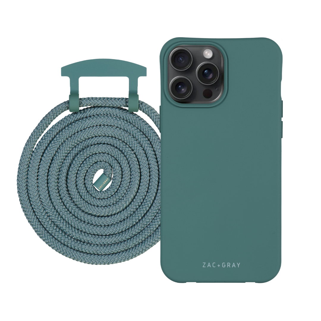 iPhone 15 TIDAL TEAL CASE + CORD – ZAC+GRAY