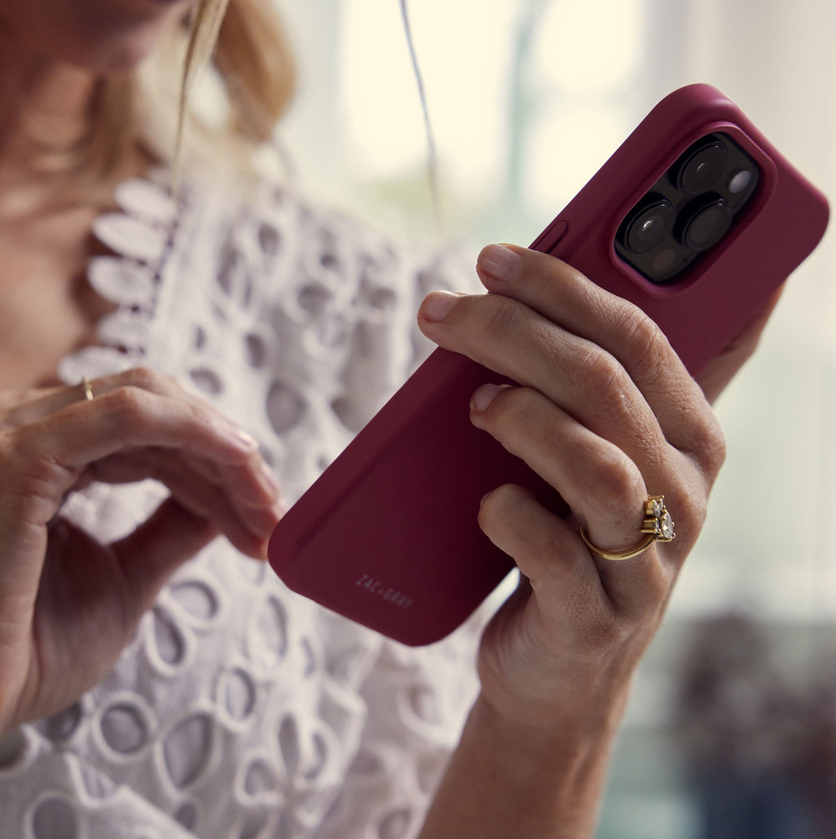 Samsung S25 RASPBERRY RED CASE