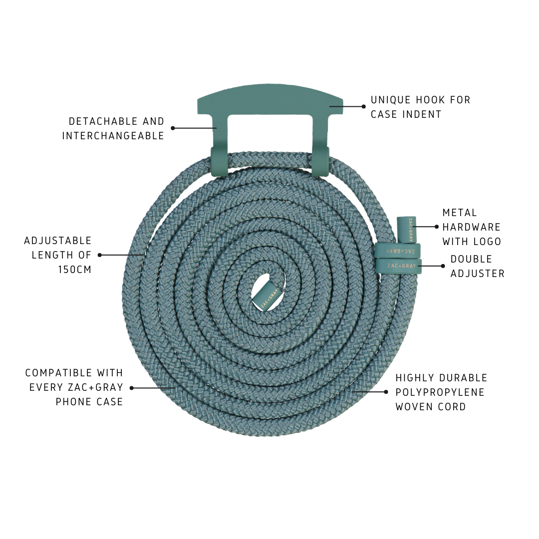 a blue hose with a handle labeled in words