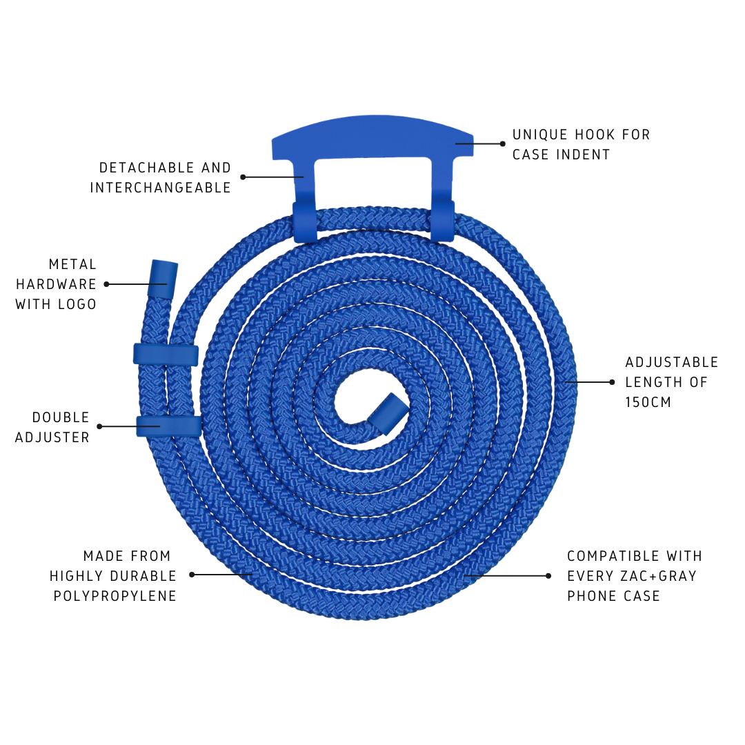 Samsung S25 COBALT BLUE CASE + COBALT BLUE  CORD