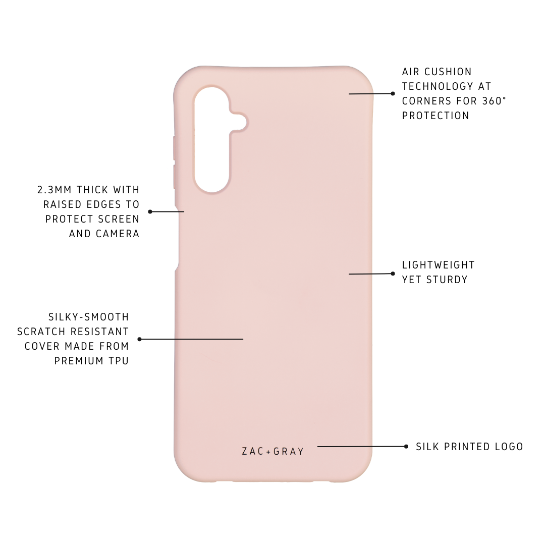 Samsung A54 ROSÉ PINK CASE + CORD