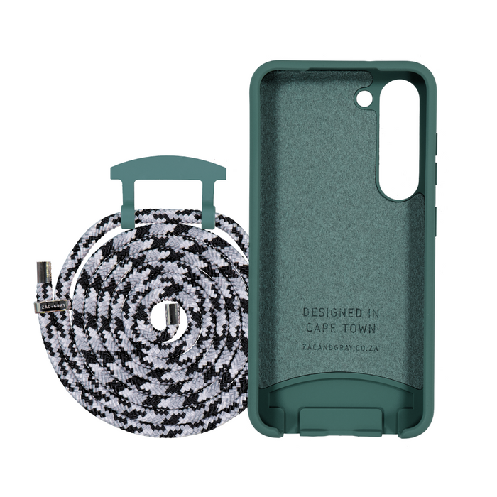 Samsung S21 FE TIDAL TEAL CASE + GLACIER CORD