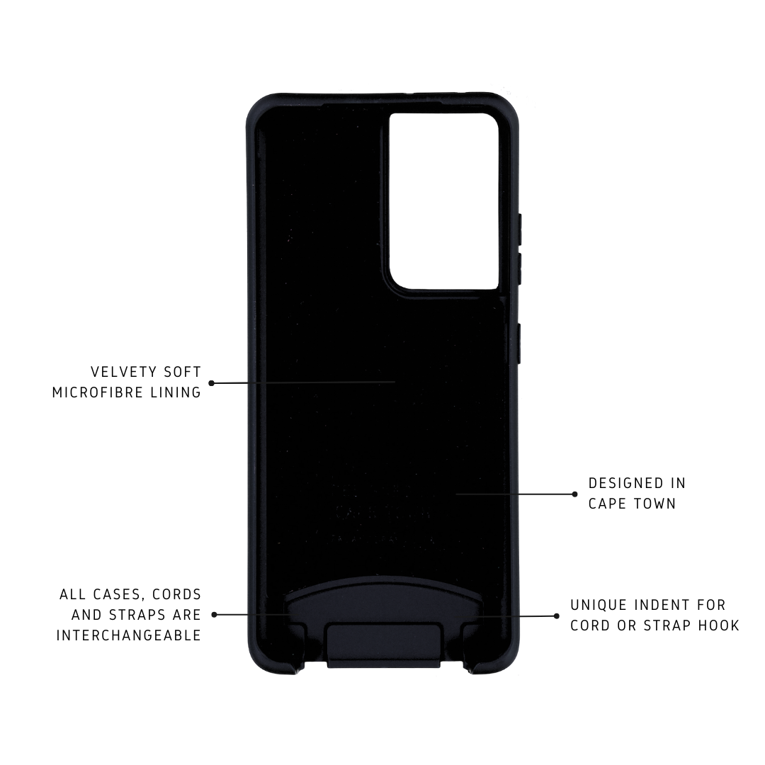 Samsung S20 FE MIDNIGHT BLACK CASE + MIDNIGHT BLACK CORD