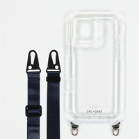 CRYSTAL CLEAR TRANSPARENT CASE WITH STRAP