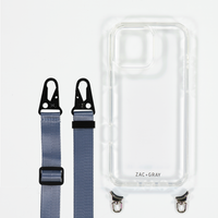 CRYSTAL CLEAR TRANSPARENT CASE WITH STRAP