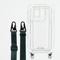 CRYSTAL CLEAR TRANSPARENT CASE WITH STRAP