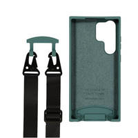 Samsung S25 Ultra TIDAL TEAL CASE + MIDNIGHT BLACK STRAP