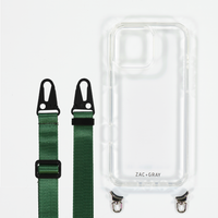 CRYSTAL CLEAR TRANSPARENT CASE WITH STRAP