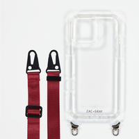 CRYSTAL CLEAR TRANSPARENT CASE WITH STRAP