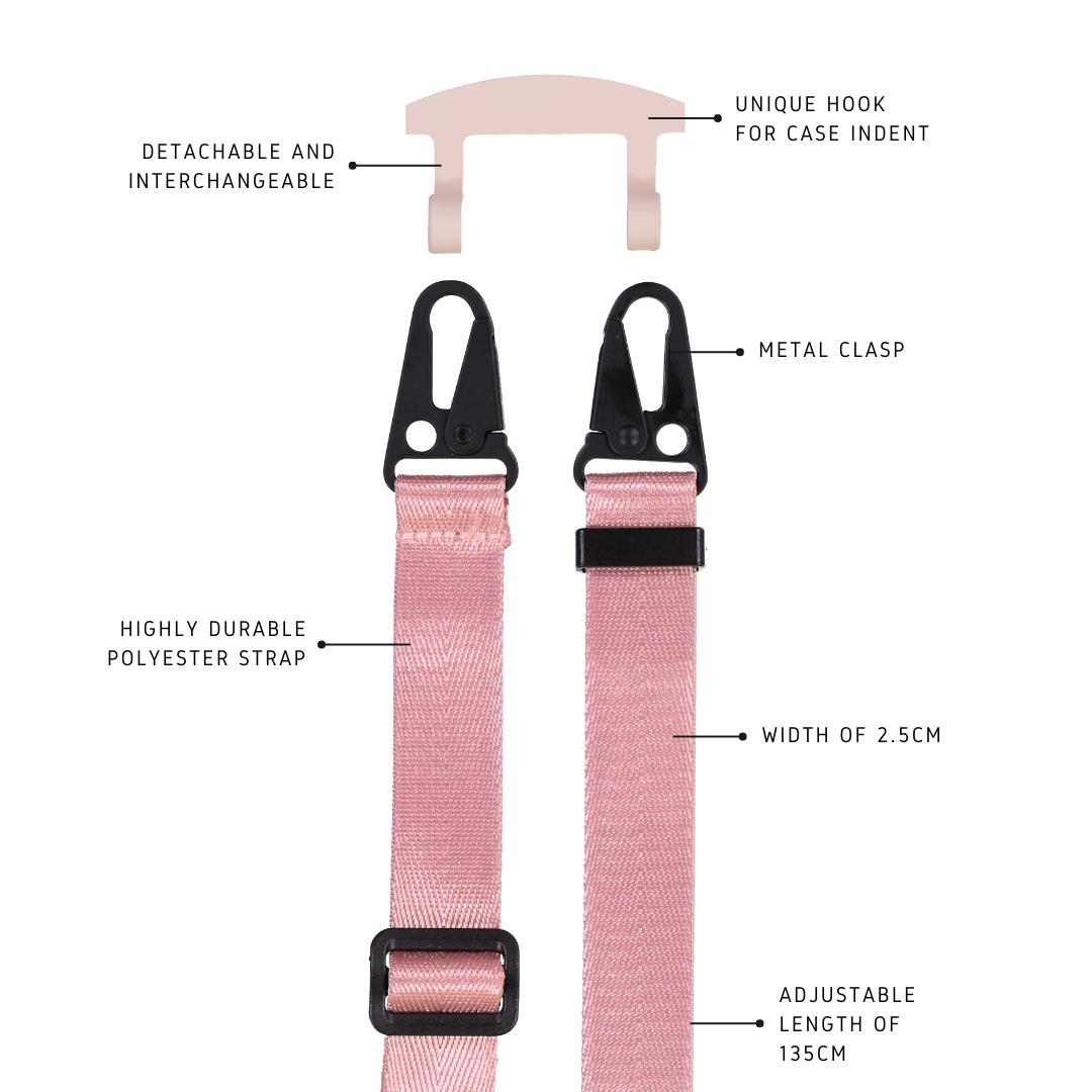 Samsung A54 ROSÉ PINK CASE + CORD