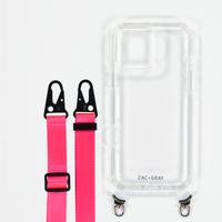 CRYSTAL CLEAR TRANSPARENT CASE WITH STRAP