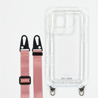 CRYSTAL CLEAR TRANSPARENT CASE WITH STRAP