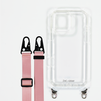 CRYSTAL CLEAR TRANSPARENT CASE WITH STRAP