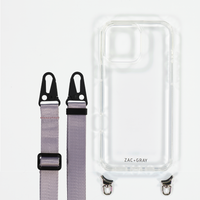 CRYSTAL CLEAR TRANSPARENT CASE WITH STRAP