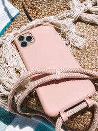 iPhone XR ROSÉ PINK CASE + ROSÉ PINK CORD