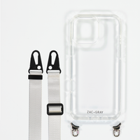 CRYSTAL CLEAR TRANSPARENT CASE WITH STRAP
