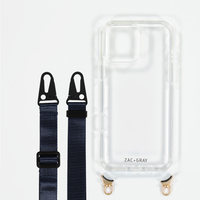 CRYSTAL CLEAR TRANSPARENT CASE WITH STRAP