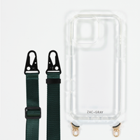 CRYSTAL CLEAR TRANSPARENT CASE WITH STRAP
