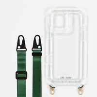 CRYSTAL CLEAR TRANSPARENT CASE WITH STRAP
