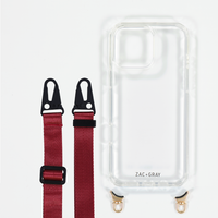 CRYSTAL CLEAR TRANSPARENT CASE WITH STRAP