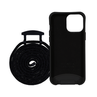 iPhone 6/6S/7/8/SE (2020 & 2022) MIDNIGHT BLACK CASE + MIDNIGHT BLACK CORD