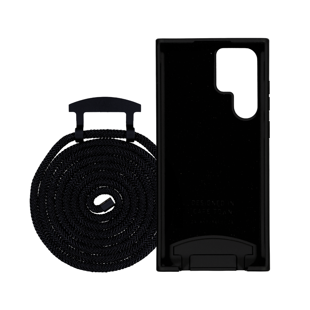 Samsung S22 Ultra MIDNIGHT CASE + MIDNIGHT BLACK CORD