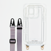 CRYSTAL CLEAR TRANSPARENT CASE WITH STRAP