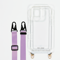 CRYSTAL CLEAR TRANSPARENT CASE WITH STRAP