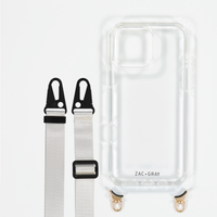 CRYSTAL CLEAR TRANSPARENT CASE WITH STRAP