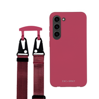 Samsung S25 RASPBERRY RED CASE + RASPBERRY RED STRAP