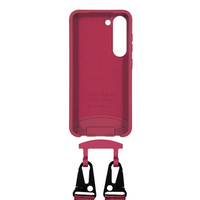 Samsung S25 RASPBERRY RED CASE + RASPBERRY RED STRAP