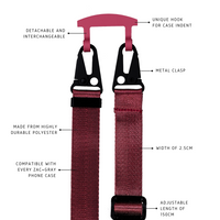 Samsung S25 RASPBERRY RED CASE + RASPBERRY RED STRAP