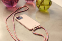 Samsung S21 ROSÉ PINK CASE + RAINBOW RED CORD
