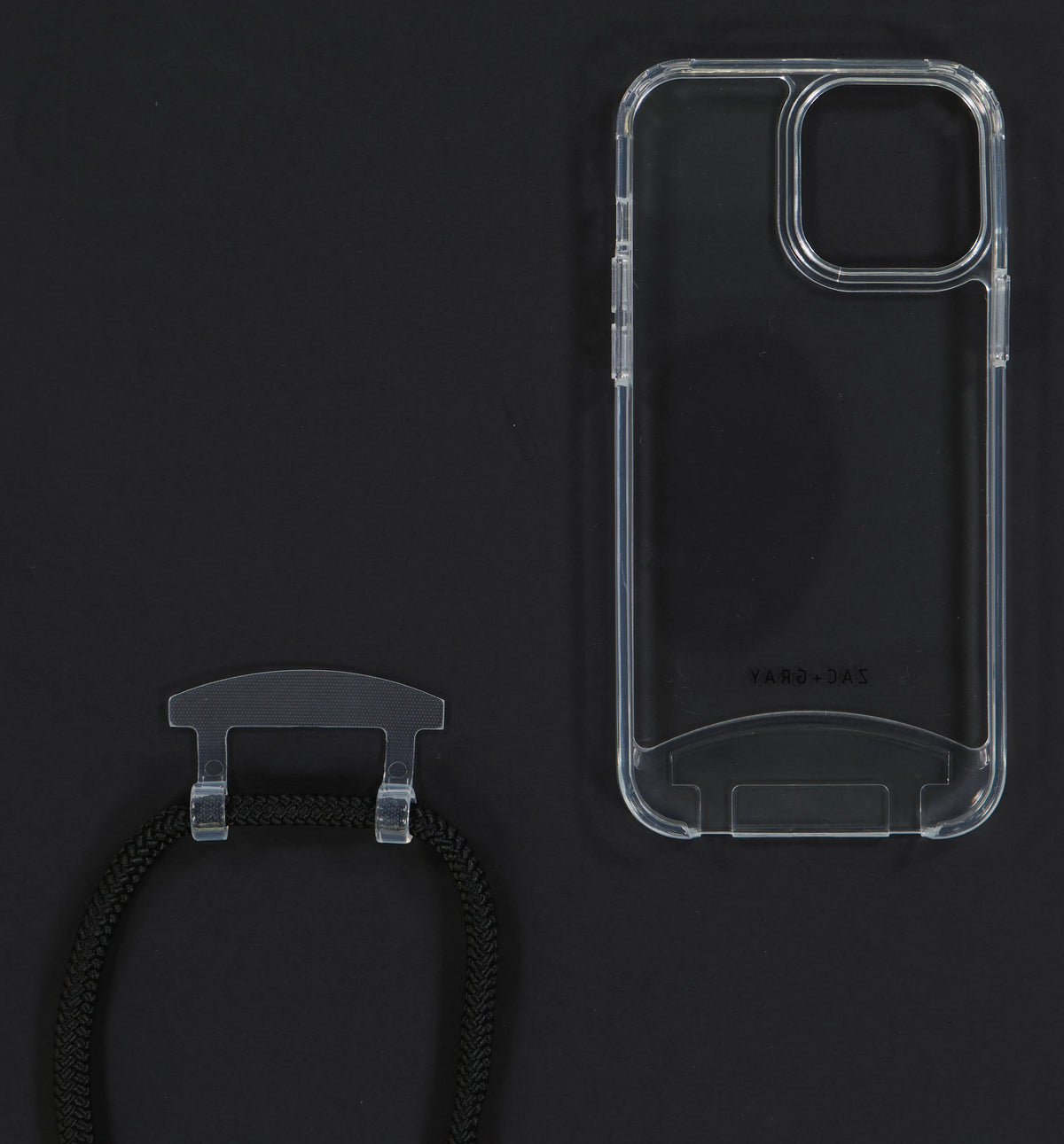 iPhone 13 Mini TRANSPARENT CASE + MIDNIGHT SKY CORD