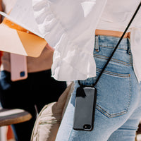 iPhone 6/6S/7/8/SE (2020 & 2022) MIDNIGHT BLACK CASE + MIDNIGHT BLACK CORD