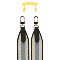 PATTERNED STRAP + SUNSHINE YELLOW HOOK