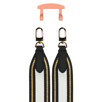 PATTERNED STRAP + SUNSET CORAL HOOK