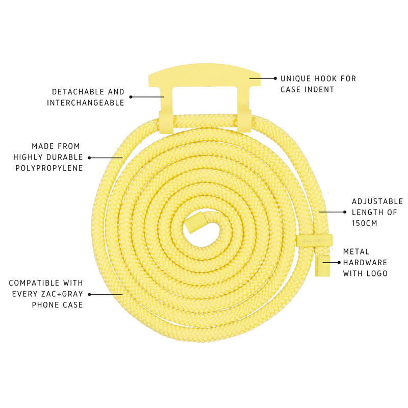 iPhone XR SUNSHINE YELLOW CASE + SUNSHINE YELLOW CORD