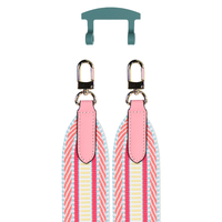 PATTERNED STRAP + TIDAL TEAL HOOK