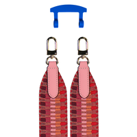 PATTERNED STRAP + COBALT BLUE HOOK