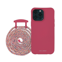 iPhone 16 RASPBERRY RED CASE + CORD - MAGSAFE