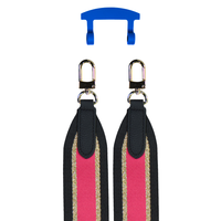 PATTERNED STRAP + COBALT BLUE HOOK