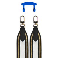 PATTERNED STRAP + COBALT BLUE HOOK