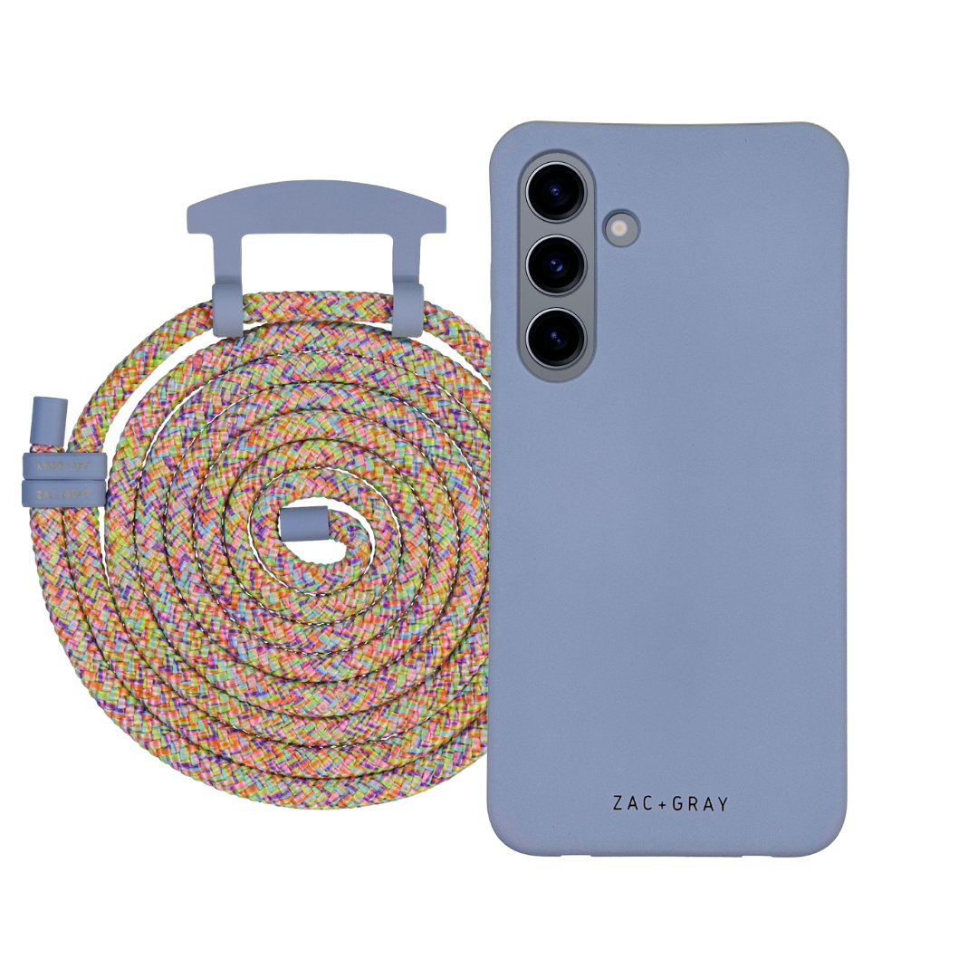 Samsung S24 BLUE FOG CASE + CORD