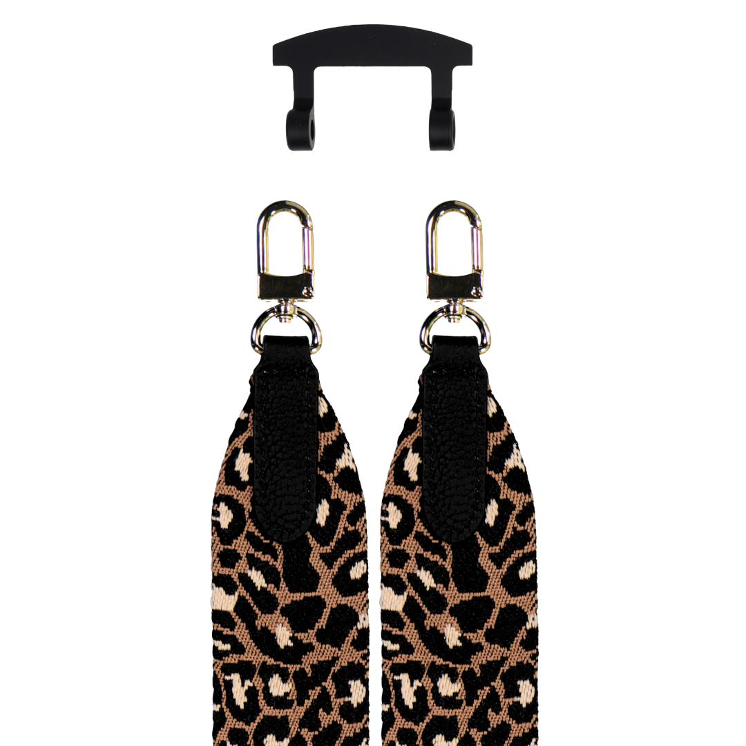 PATTERNED STRAP + MIDNIGHT BLACK HOOK