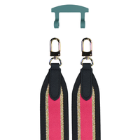 PATTERNED STRAP + TIDAL TEAL HOOK