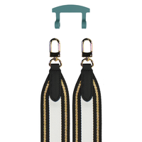 PATTERNED STRAP + TIDAL TEAL HOOK