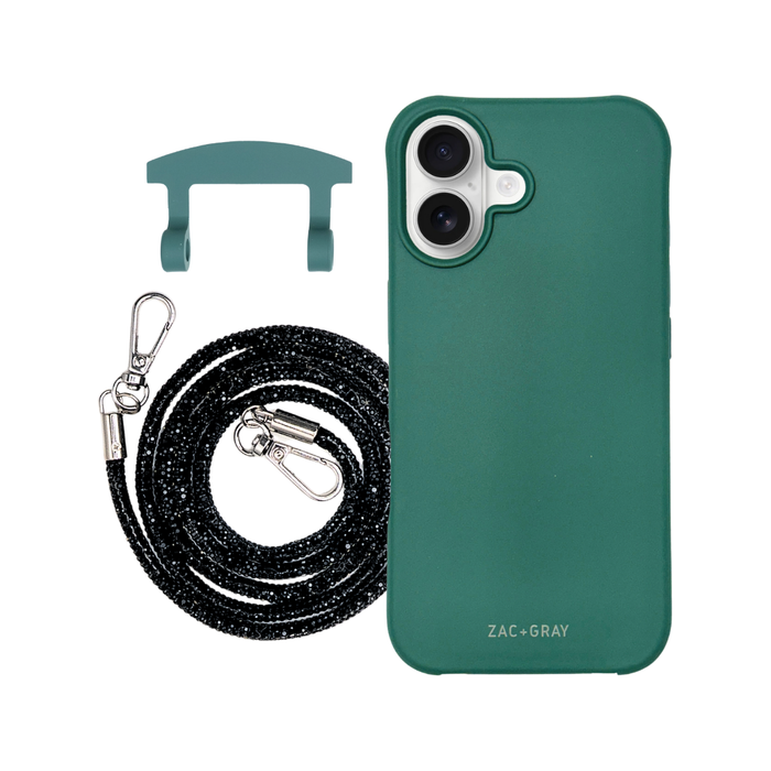 iPhone 17 TIDAL TEAL CASE + CRYSTAL CORD